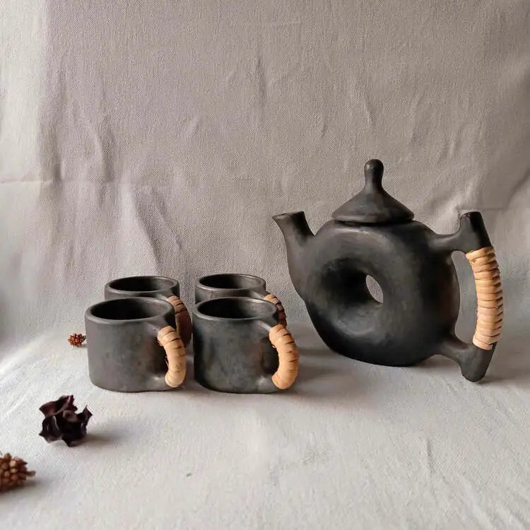 Longpi Black Pottery - Kettle