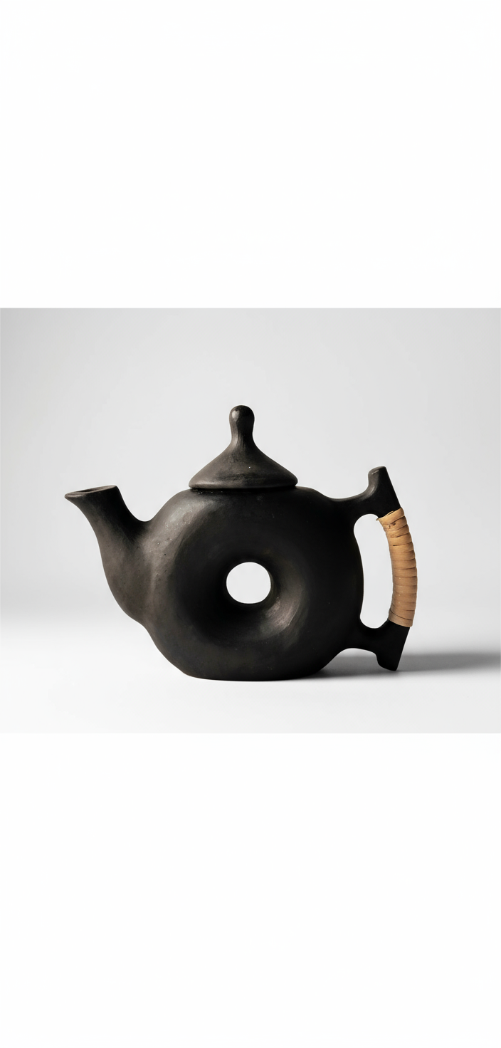 Longpi Black Pottery - Kettle